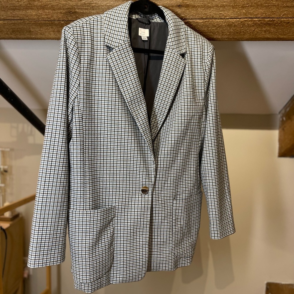 Plaid Blazer